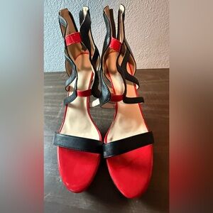 Black Red 5" Stiletto Women's High Heels Shoes size 42 (11-11.5)